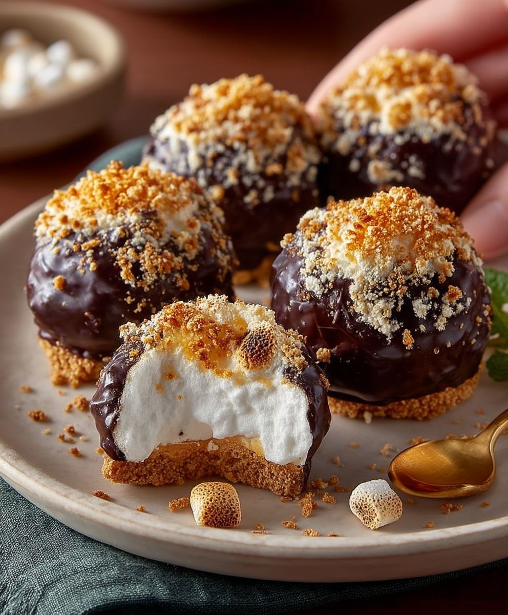 No-Bake S'mores Truffles