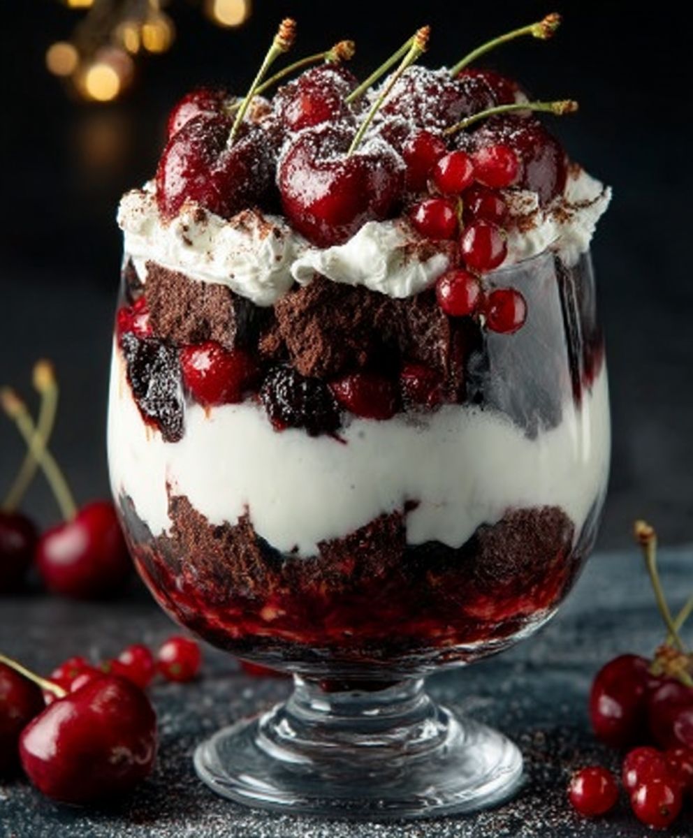 Black Forest Trifle Christmas