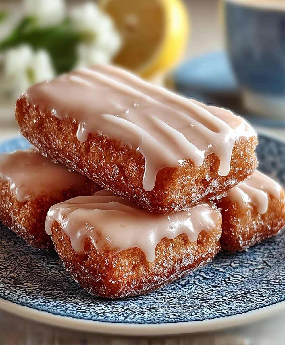 Soft Baked Maple Donut Bars