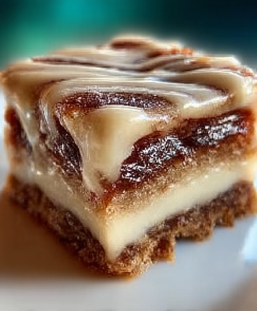 Cinnamon Roll Bliss Bars