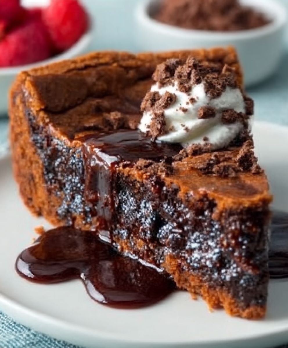 Gooey Brownie Pie