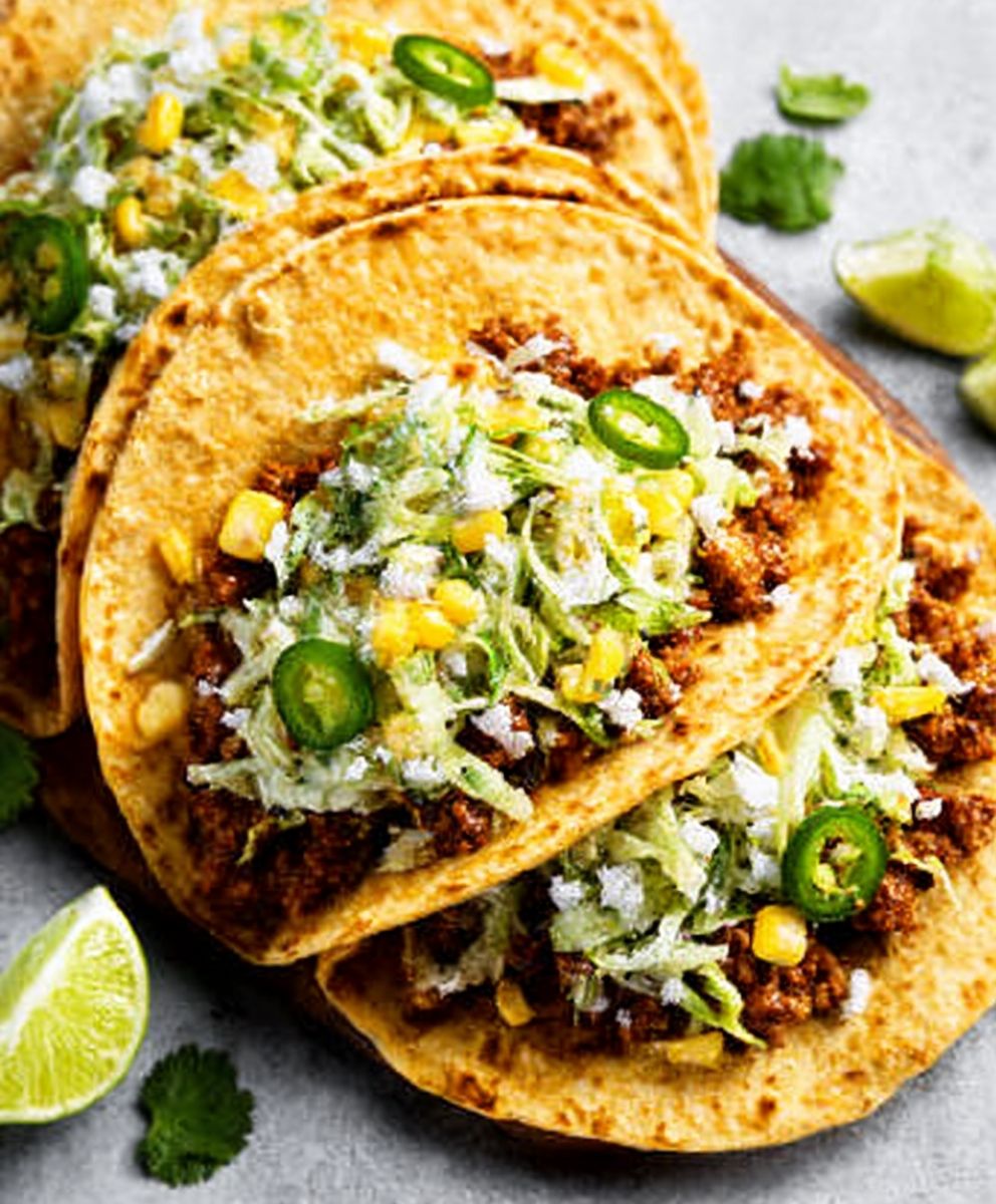 Ground Pork Tacos