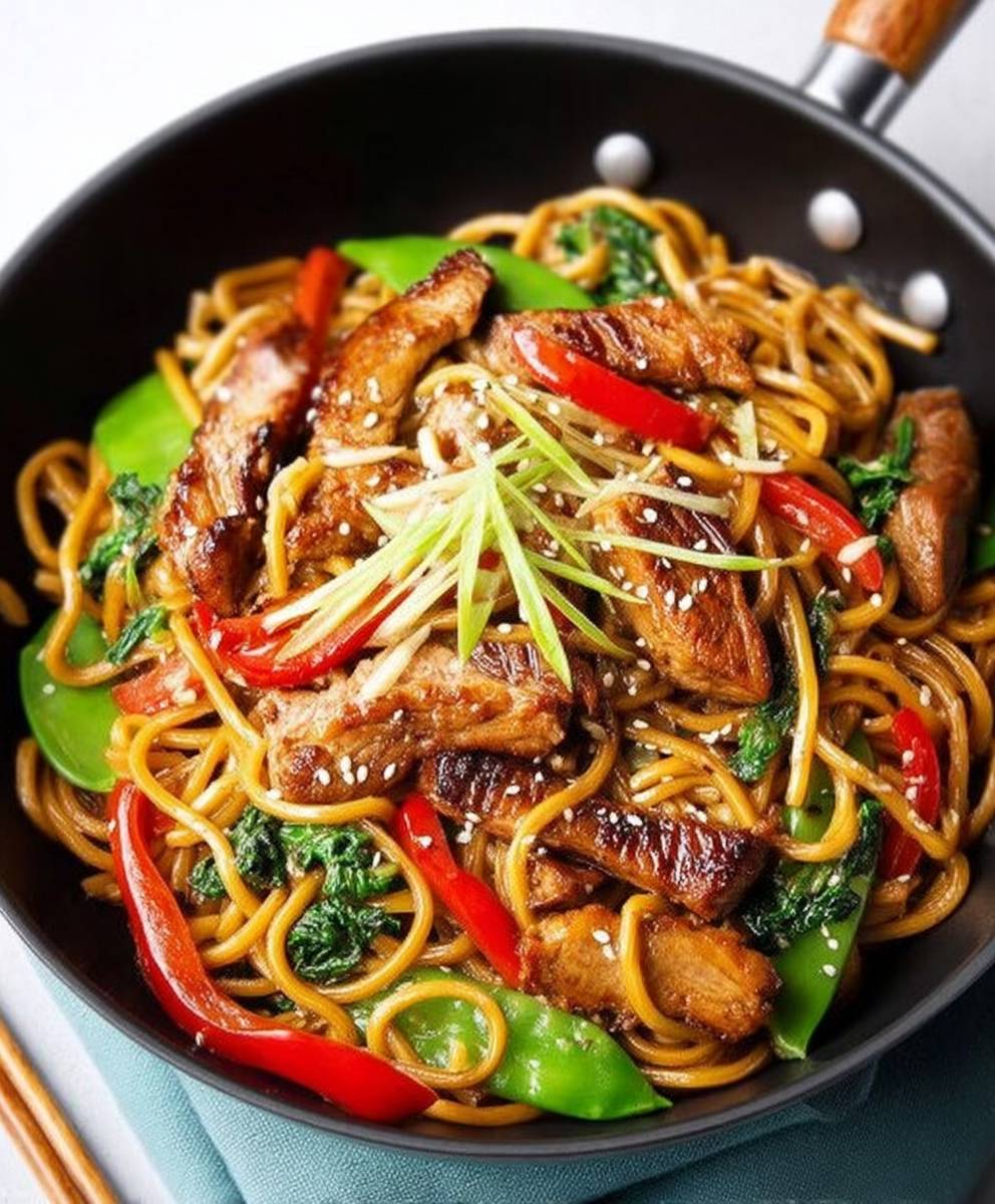 Pork Stir Fry Noodles