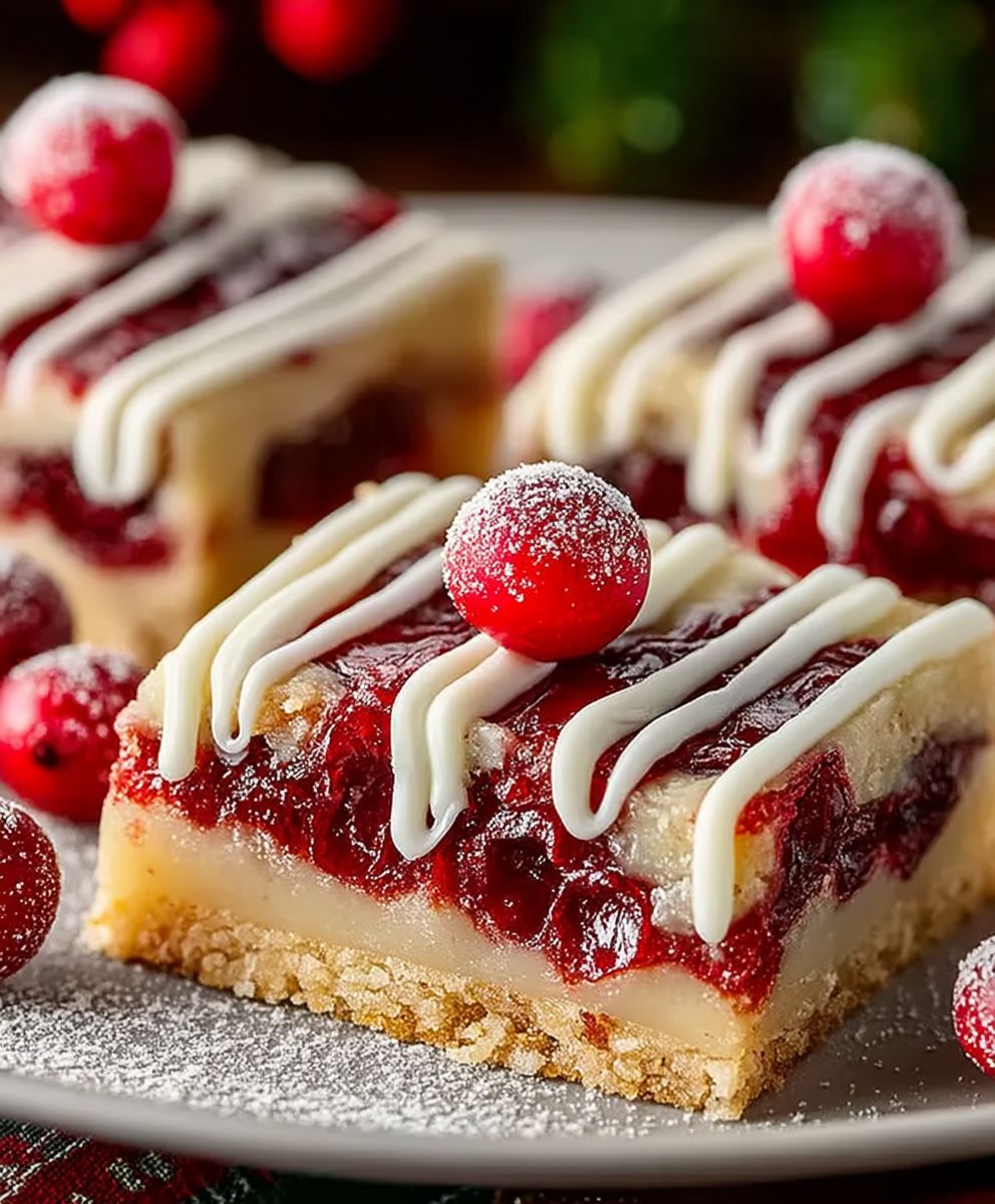 Ruby Red Cherry Bars