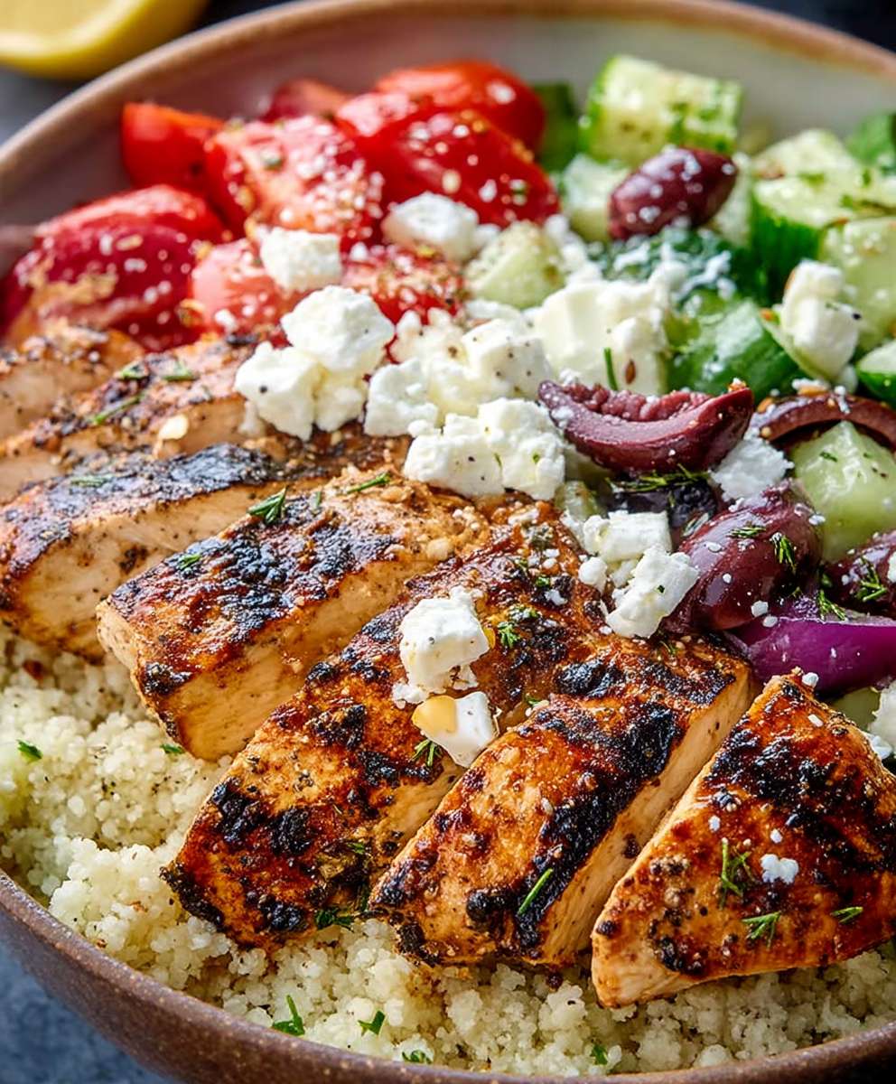 Greek Chicken Bowls