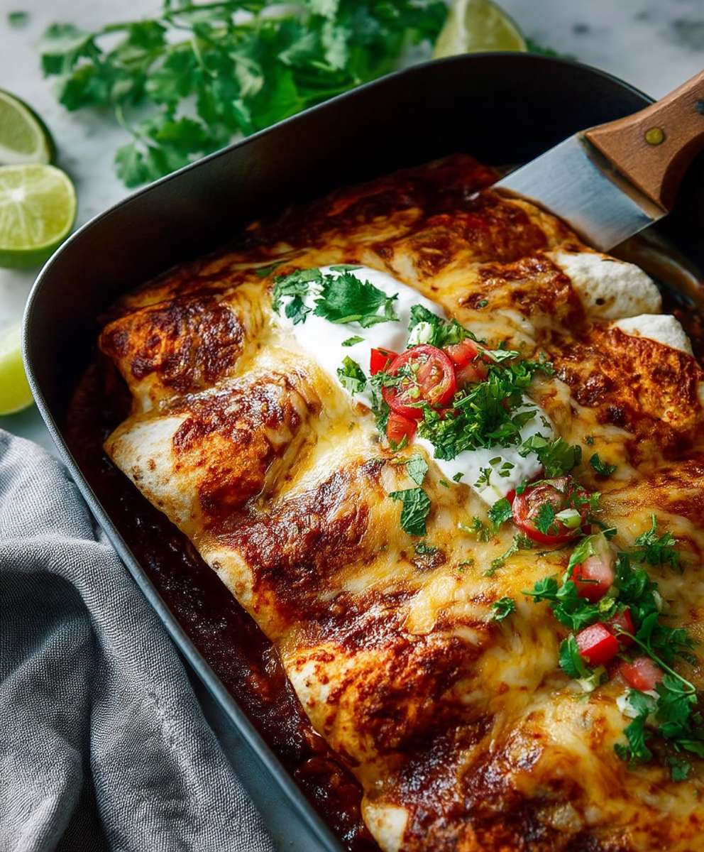 Quick Easy Chicken Enchiladas