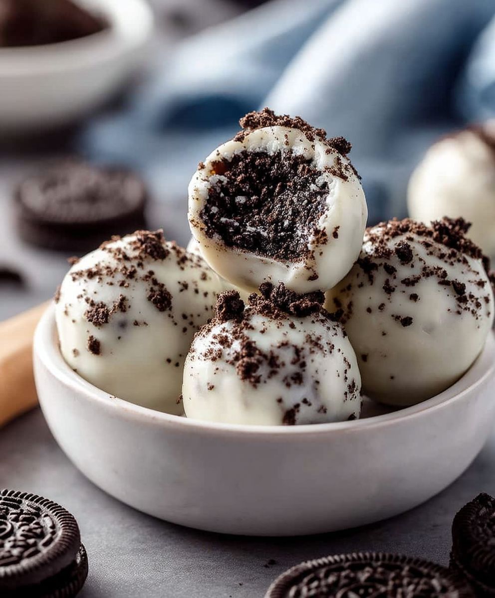 Cream Cheese Oreo Protein Balls