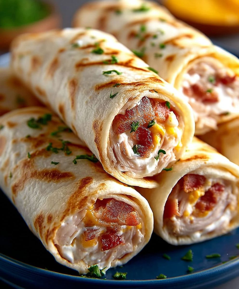 Turkey Bacon Ranch Roll Ups