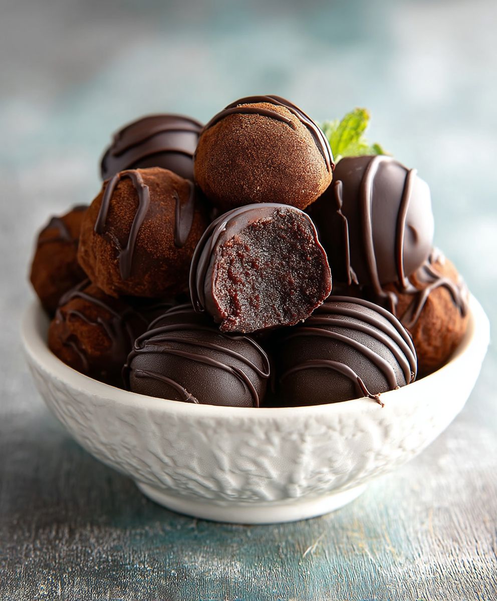 Keto Brownie Batter Truffles