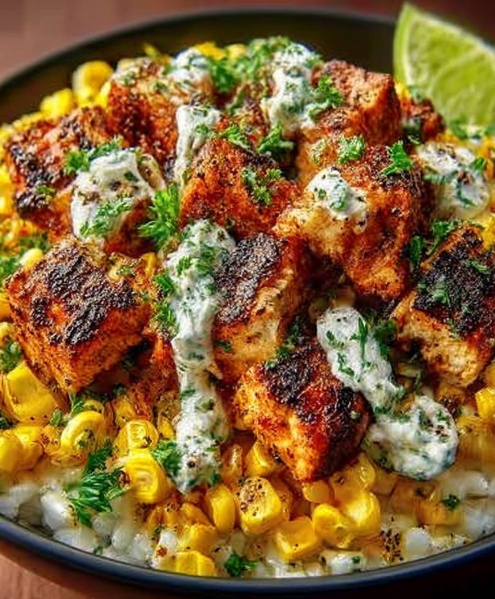 Street Corn Chicken Bowl