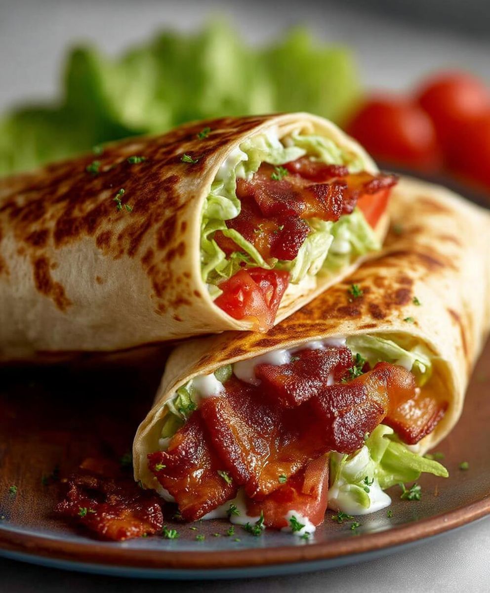 Blt Wraps with Secret Sauce