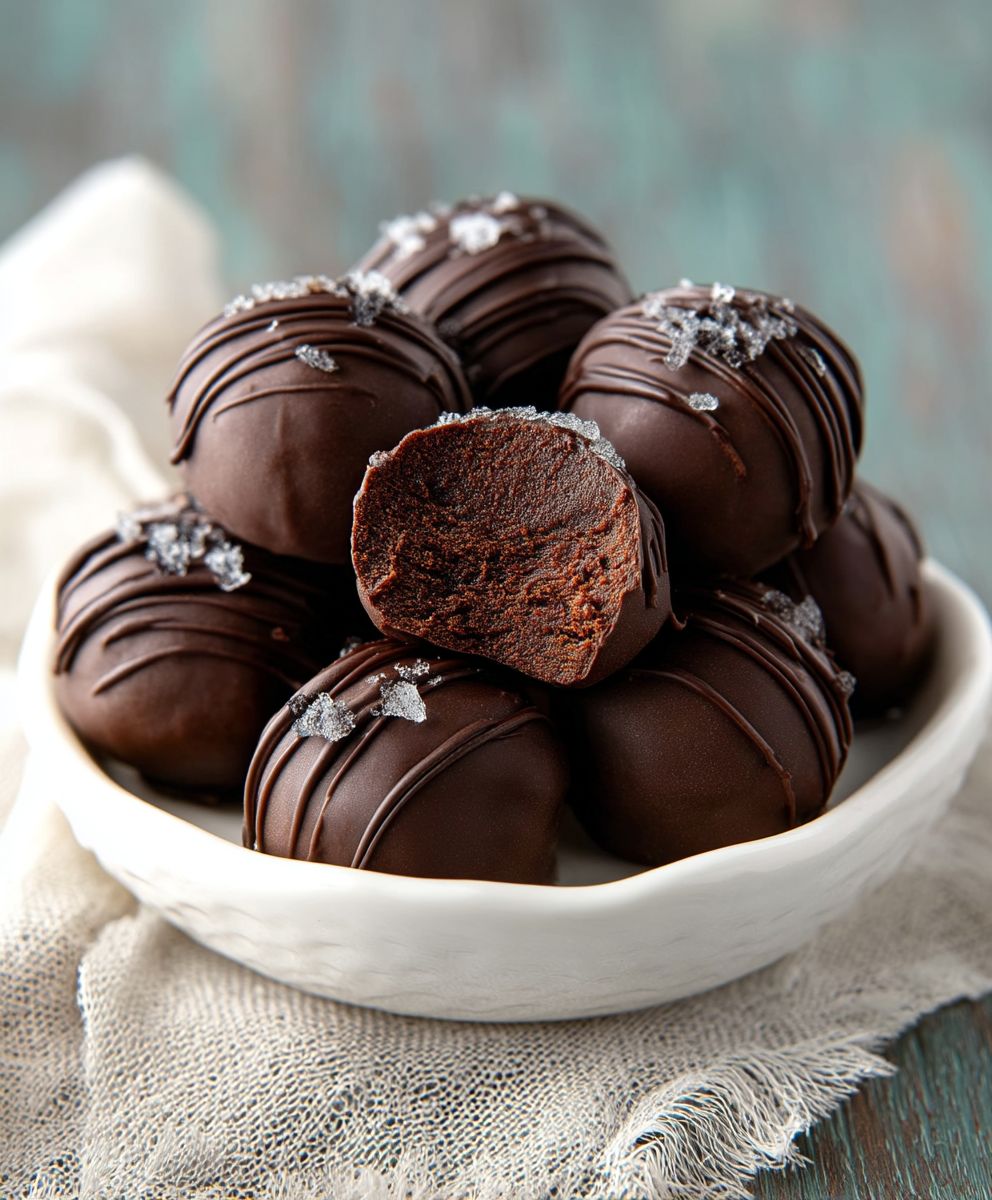 Keto Brownie Batter Truffles