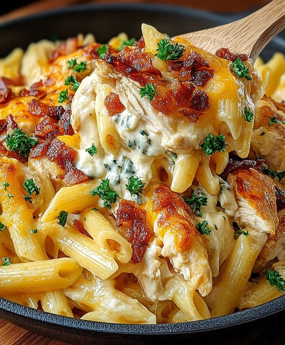 Crack Chicken Penne Bake