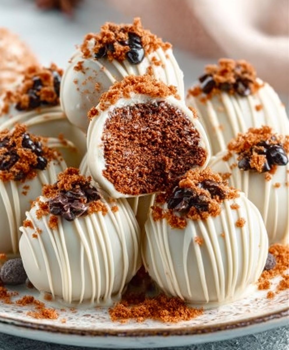 gingerbread truffles