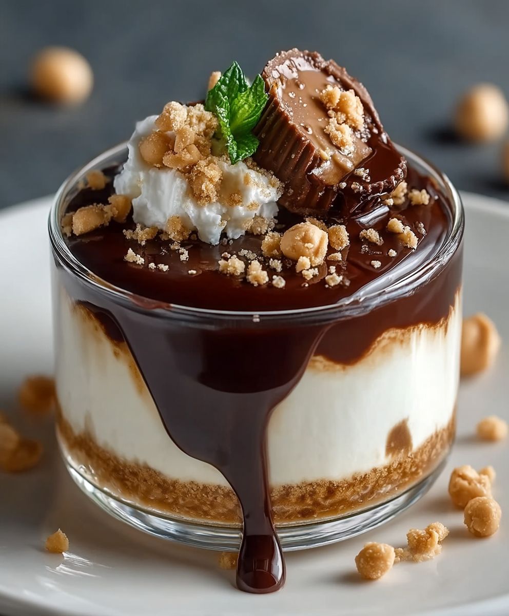 Peanut Butter Cup Cottage Cheese Mousse – High Protein Dessert image 2