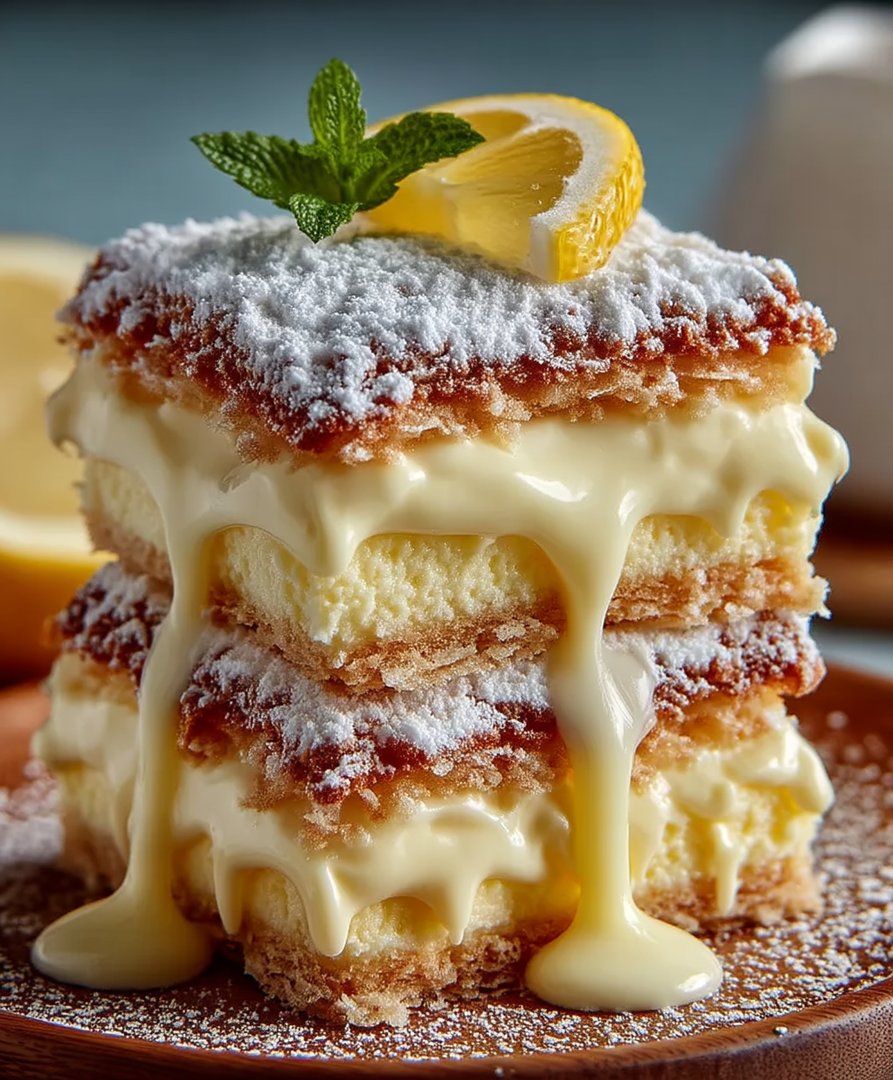 Vanilla Custard Cream Squares: A Delicious Dessert Recipe image 2